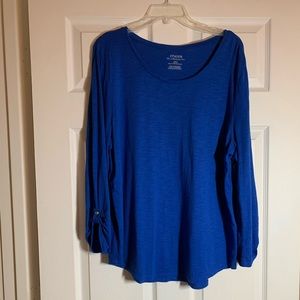 Chico’s blue top